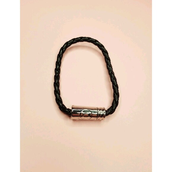 MLB Chicago Cubs Cincinnati Reds Black Rope Magnetic Bracelet Souvenir Official - Picture 1 of 11